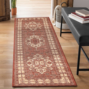 Liora Manne Carmel Kilim Indoor Outdoor Area Rug Chili