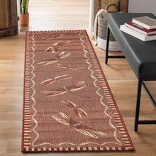 Load image into Gallery viewer, Liora Manne Carmel Dragonfly Indoor Outdoor Area Rug Chili