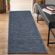 Load image into Gallery viewer, Liora Manne Soleil Wrought Iron Indoor Outdoor Rug Navy