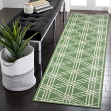 Load image into Gallery viewer, Liora Manne Capri Hex Indoor Outdoor Area Rug Green