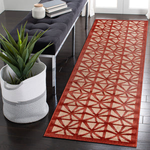 Liora Manne Carmel Tonga Tile Indoor Outdoor Area Rug Chili