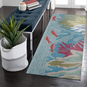 Liora Manne Ravella Ocean View Indoor Outdoor Area Rug Blue