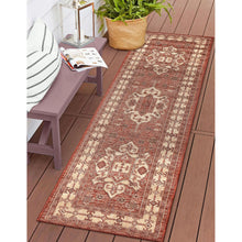 Load image into Gallery viewer, Liora Manne Carmel Kilim Indoor Outdoor Area Rug Chili