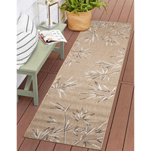 Load image into Gallery viewer, Liora Manne Carmel Bamboo Border Indoor Outdoor Area Rug Sand