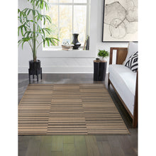 Load image into Gallery viewer, Liora Manne Katonah Lines Indoor Outdoor Area Rug Natural