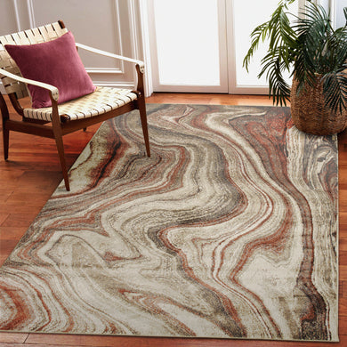 Liora Manne Ariana Marble Indoor Area Rug Warm
