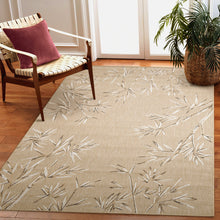 Load image into Gallery viewer, Liora Manne Carmel Bamboo Border Indoor Outdoor Area Rug Sand