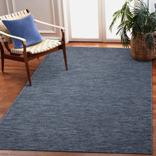 Load image into Gallery viewer, Liora Manne Soleil Wrought Iron Indoor Outdoor Rug Navy