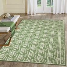 Load image into Gallery viewer, Liora Manne Capri Hex Indoor Outdoor Area Rug Green