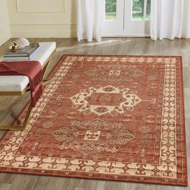 Liora Manne Carmel Kilim Indoor Outdoor Area Rug Chili