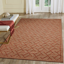 Load image into Gallery viewer, Liora Manne Carmel Pyramid Indoor Outdoor Area Rug Chili