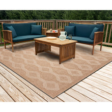 Load image into Gallery viewer, Liora Manne Sahara Links Indoor Outdoor Area Rug Ivory