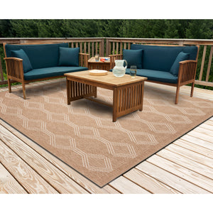 Liora Manne Sahara Links Indoor Outdoor Area Rug Ivory