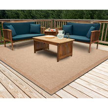 Load image into Gallery viewer, Liora Manne Sahara Texture Border Indoor Outdoor Area Rug Ivory