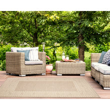 Load image into Gallery viewer, Liora Manne Dunes Border Indoor Outdoor Area Rug Sand