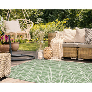 Liora Manne Capri Hex Indoor Outdoor Area Rug Green