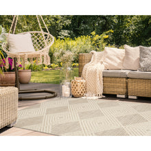 Load image into Gallery viewer, Liora Manne Dunes Modern Diamond Indoor Outdoor Area Rug Sand
