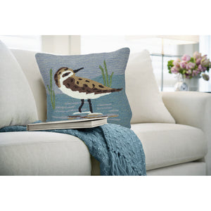 Liora Manne Frontporch Sandpiper Indoor Outdoor Pillow Lake