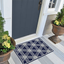 Load image into Gallery viewer, Liora Manne Capri Hex Indoor Outdoor Rug Navy