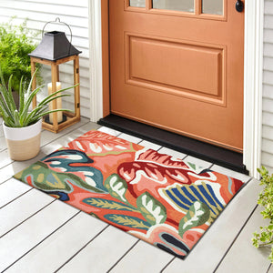 Liora Manne Capri On Holiday Indoor Outdoor Rug Red