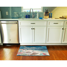 Load image into Gallery viewer, Liora Manne Esencia Dog Beach Indoor Outdoor Mat Ocean