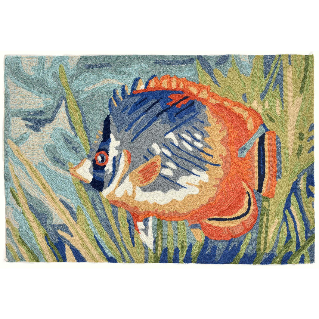 Liora Manne Ravella Tropical Fish Indoor Outdoor Area Rug Ocean