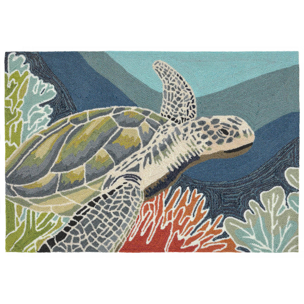 Liora Manne Ravella Akumal Indoor Outdoor Area Rug Ocean
