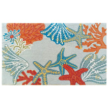 Load image into Gallery viewer, Liora Manne Ravella Ocean Scene Indoor Outdoor Area Rug Aqua