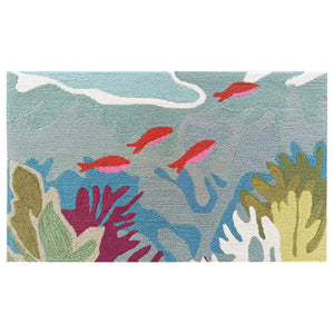 Liora Manne Ravella Ocean View Indoor Outdoor Area Rug Blue