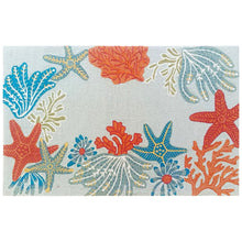 Load image into Gallery viewer, Liora Manne Ravella Ocean Scene Indoor Outdoor Area Rug Aqua