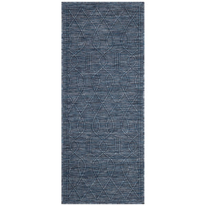 Liora Manne Soleil Wrought Iron Indoor Outdoor Rug Navy