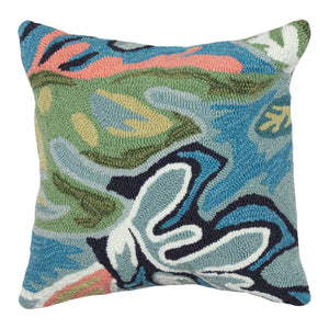 Liora Manne Frontporch On Holiday Indoor Outdoor Pillow Aqua