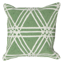 Load image into Gallery viewer, Liora Manne Frontporch Hex Indoor Outdoor Pillow Green