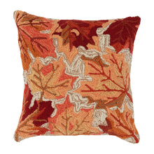 Load image into Gallery viewer, Liora Manne Frontporch Falling Leaves Indoor Outdoor Pillow Natural