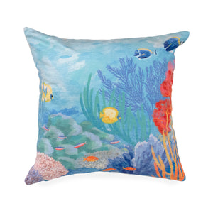 Liora Manne Illusions Seascape Indoor Outdoor Decorative Pillow Ocean
