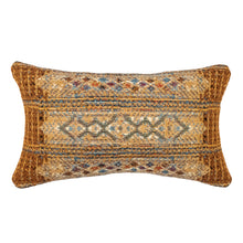 Load image into Gallery viewer, Liora Manne Marina Tribal Stripe Indoor Outdoor Decorative Pillow Gold