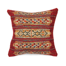 Load image into Gallery viewer, Liora Manne Marina Tribal Stripe Indoor Outdoor Decorative Pillow Red