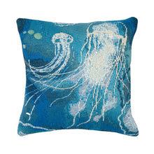 Load image into Gallery viewer, Liora Manne Marina Jelly Fish Indoor Outdoor Decorative Pillow Bloom