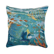 Load image into Gallery viewer, Liora Manne Marina Fantasea Indoor Outdoor Decorative Pillow Ocean