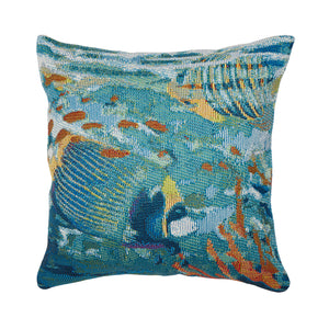 Liora Manne Marina Fantasea Indoor Outdoor Decorative Pillow Ocean