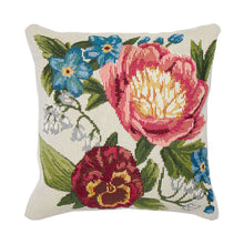 Load image into Gallery viewer, Liora Manne Marina Secret Garden Indoor Outdoor Decorative Pillow Cream