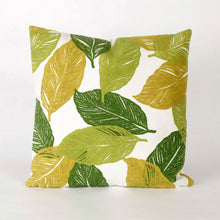 Load image into Gallery viewer, Liora Manne Visions I Mystic Leaf Indoor Outdoor Decorative Pillow Green