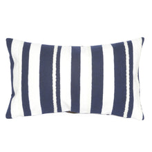 Load image into Gallery viewer, Liora Manne Visions II Marina Stripe Indoor Outdoor Decorative Pillow Marine