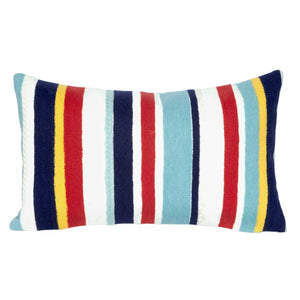 Liora Manne Visions III Riviera Strp Indoor Outdoor Decorative Pillow Multi