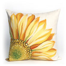 Load image into Gallery viewer, Liora Manne Visions III Sunflower Indoor Outdoor Decorative Pillow Yellow