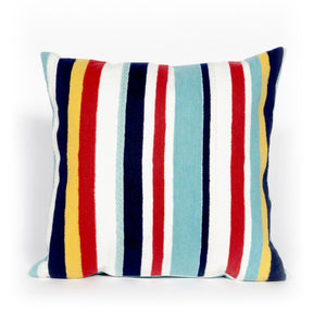 Liora Manne Visions III Riviera Strp Indoor Outdoor Decorative Pillow Multi