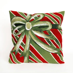 Liora Manne Visions III Gift Box Indoor Outdoor Decorative Pillow Green