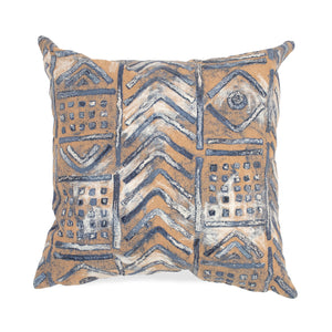 Liora Manne Visions IV Bambara Indoor Outdoor Decorative Pillow Indigo