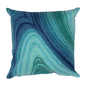 Liora Manne Visions III Ripples Indoor Outdoor Decorative Pillow Gulf