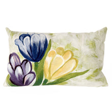 Load image into Gallery viewer, Liora Manne Visions IV Tulips Indoor Outdoor Decorative Pillow Cool